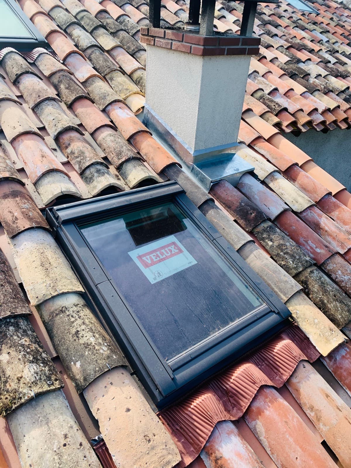 Pose de Velux et cheminée