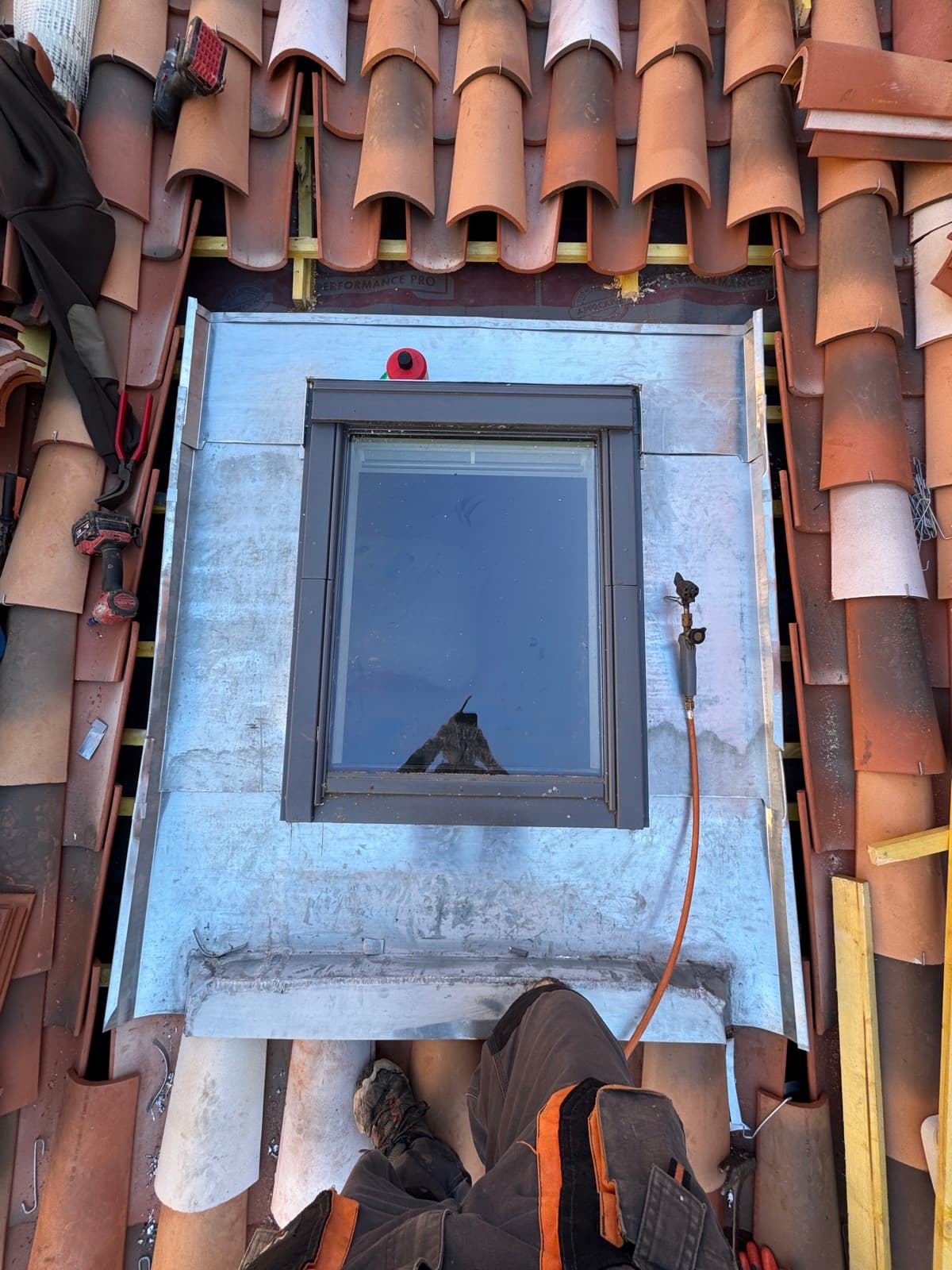 Zinguerie autour de Velux